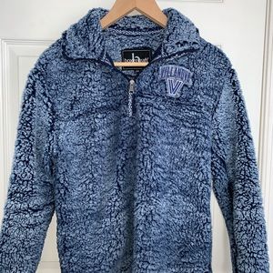 Villanova university embroidered sherpa